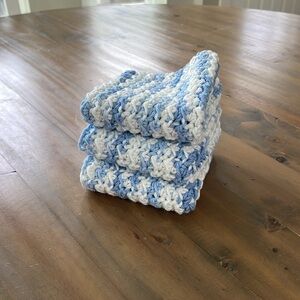 🌷5/$20🌷 Handmade Crochet Dish Cloths 3 pcs